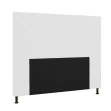 Cabeceira Malibu Para Cama Box Casal 140 cm Corino Branco - D'Rossi