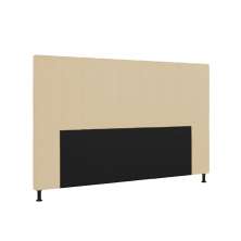 Cabeceira Malibu Para Cama Box Queen 160 cm Corino Bege - D'Rossi