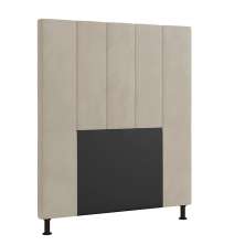 Cabeceira Malibu Para Cama Box Solteiro 90 cm Suede - D'Rossi