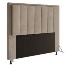 Cabeceira Opala Para Cama Box Casal 140 cm Suede - D'Rossi