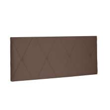 Cabeceira Painel Aquilla Para Cama Box Casal 140 cm Suede Caramelo - D'Rossi