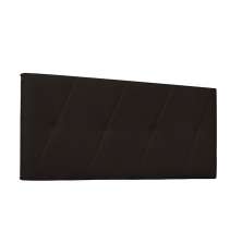 Cabeceira Painel Aquilla Para Cama Box Solteiro 90 cm Corino Marrom - D'Rossi