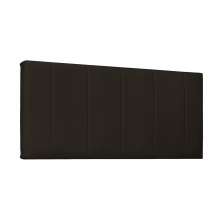 Cabeceira Painel Arizona Para Cama Box Casal 140 cm Corino Marrom - D'Rossi