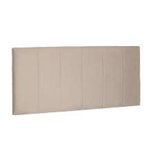 Cabeceira Painel Arizona Para Cama Box Casal 140 cm Suede Bege - D'Rossi