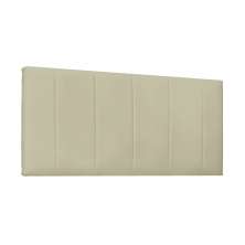 Cabeceira Painel Arizona Para Cama Box Solteiro 90 cm Corino Bege - D'Rossi