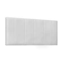 Cabeceira Painel Arizona Para Cama Box Solteiro 90 cm Corino Branco - D'Rossi