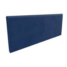 Cabeceira Painel Clean para Cama Box Casal 140 cm Suede Azul Marinho - D'Rossi