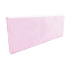 Cabeceira Painel Clean para Cama Box Solteiro 90 cm Suede Rosa Bebê - D'Rossi