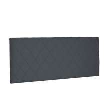 Cabeceira Painel Dubai Para Cama Box Casal 140 cm Suede Cinza - D'Rossi