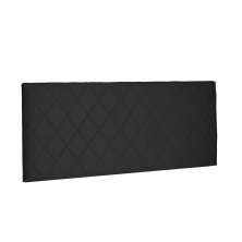 Cabeceira Painel Dubai Para Cama Box Queen 160 cm Suede Preto - D'Rossi