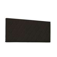 Cabeceira Painel Dubai Para Cama Box Solteiro 90 cm Corino Marrom - D'Rossi
