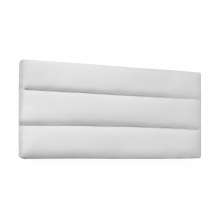 Cabeceira Painel La Italiana Para Cama Box Casal 140 cm Corino Branco - D'Rossi