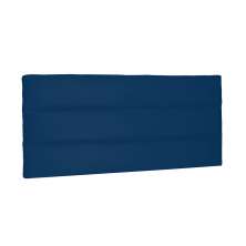 Cabeceira Painel La Italiana Para Cama Box Casal 140 cm Suede Azul Marinho - D'Rossi