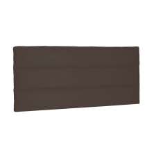 Cabeceira Painel La Italiana Para Cama Box Casal 140 cm Suede Café - D'Rossi
