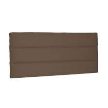 Cabeceira Painel La Italiana Para Cama Box Casal 140 cm Suede Caramelo - D'Rossi