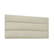 Cabeceira Painel La Italiana Para Cama Box Solteiro 90 cm Corino Bege - D'Rossi