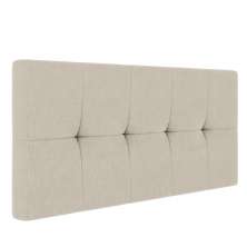 Cabeceira Painel Nina Para Cama Box Queen 160 cm Linho Areia A27 - D'Rossi