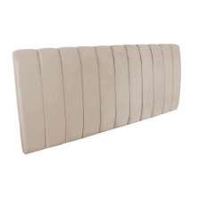 Cabeceira Painel Olivia King 195 cm Veludo Bege - D'Rossi