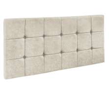 Cabeceira Painel Sleep para Cama Box Solteiro 1,00 m Suede Bege - D'Rossi