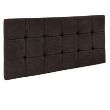 Cabeceira Painel Sleep para Cama Box Solteiro 1,00 m Suede Marrom - D'Rossi