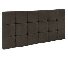 Cabeceira Painel Sleep para Cama Box Solteiro 1,00 m Veludo Marrom - D'Rossi