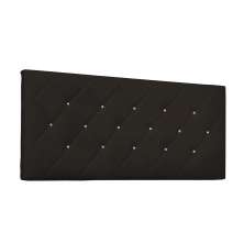Cabeceira Painel Tânia Para Cama Box Solteiro 90 cm Corino Marrom - D'Rossi