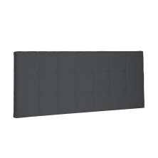 Cabeceira Painel Verona Para Cama Box Queen 160 cm Suede Cinza - D'Rossi