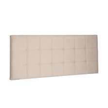 Cabeceira Painel Verona Para Cama Box Solteiro 90 cm Suede Bege - D'Rossi