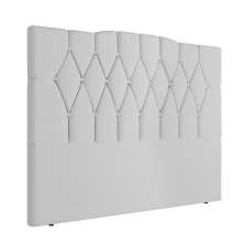 Cabeceira Para Cama Box Solteiro 90 cm Amanda Corino Branco I02 - D'Rossi