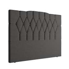Cabeceira Para Cama Box Solteiro 90 cm Amanda Linho Cinza I02 - D'Rossi