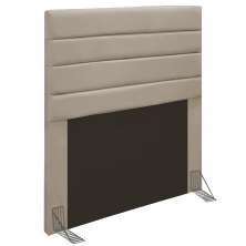 Cabeceira Rubi Para Cama Box Solteiro 90 cm Suede - D'Rossi