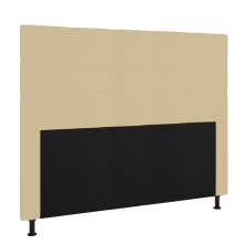 Cabeceira Stambul Para Cama Box Casal 140 cm Corino Bege - D'Rossi