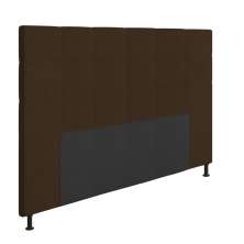 Cabeceira Stambul Para Cama Box Queen 160 cm Suede Marrom - D'Rossi