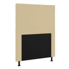 Cabeceira Stambul Para Cama Box Solteiro 90 cm Corino Bege - D'Rossi