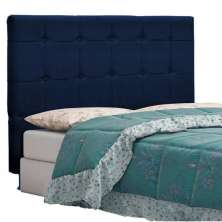 Cabeceira Tóquio para Cama Box Solteiro 100 cm Suede Azul Marinho D'Rossi