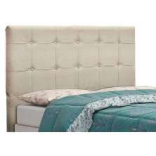 Cabeceira Tóquio para Cama Box Solteiro 100 cm Suede Bege D'Rossi