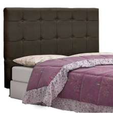 Cabeceira Tóquio para Cama Box Solteiro 100 cm Suede Marrom D'Rossi
