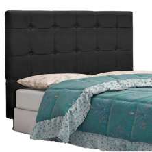 Cabeceira Tóquio para Cama Box Solteiro 100 cm Suede Preto D'Rossi