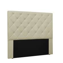 Cabeceira Tania Para Cama Box Queen 160 cm Corino Bege - D'Rossi
