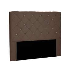 Cabeceira Tania Para Cama Box Solteiro 90 cm Suede Caramelo - D'Rossi