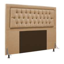 Cabeceira Turquesa Para Cama Box Casal 140 cm Linho - D'Rossi