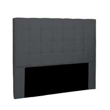 Cabeceira Verona Para Cama Box King 195 cm Suede Cinza - D'Rossi
