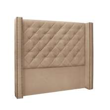 Cabeceira Vicenza Para Cama Box Solteiro 90 cm Suede Bege - D'Rossi