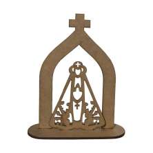 Capelinha Oratório Santa Nossa Senhora Aparecida MDF D'Rossi