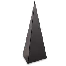 Enfeite Decorativo "Pirâmide" em Metal Preto 30 cm - D'Rossi