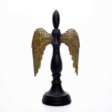 Escultura Decorativa Asa Ouro Velho 25x13,5 cm - D'Rossi