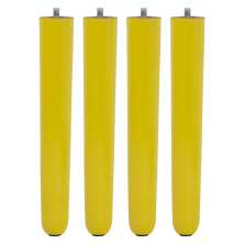 Kit 04 Pés Palito Amarelo 30 cm - D'Rossi