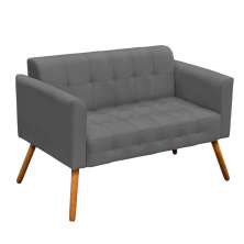 Namoradeira Elisa Suede Grafite D'Rossi