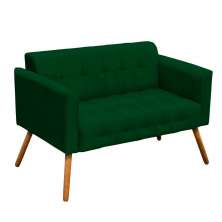 Namoradeira Elisa Suede Verde D'Rossi