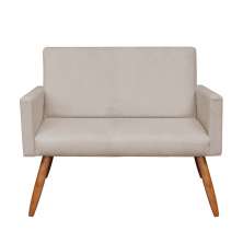 Namoradeira Larissa Suede Pés Palito Castanho D'Rossi